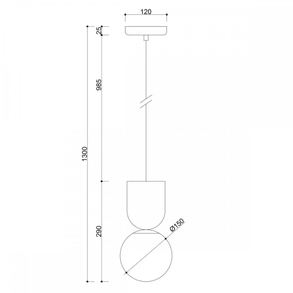 Wisząca lampa do łazienki LUOTI LUA11313PS0 biała granatowa szklana G9 12W IP44 kulista