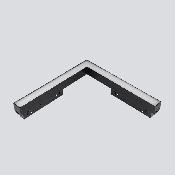 Szynowa oprawa Magneto Abigali LWQ-M09 LED 24W l-kształtna czarna