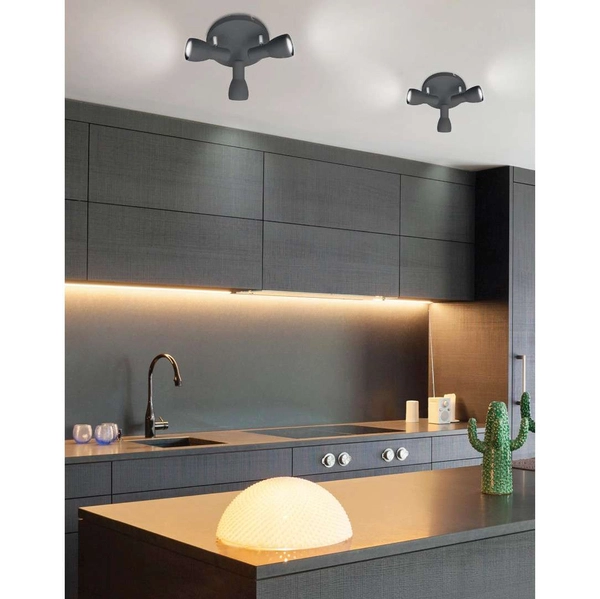 LAMPA sufitowa PICARDO 98-50793 Candellux metalowa OPRAWA regulowane reflektorki czarne