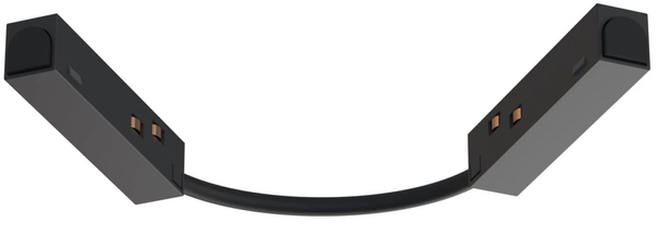 Łącznik łamany do szyn magnetycznych Lvm 10166 wpinany czarny