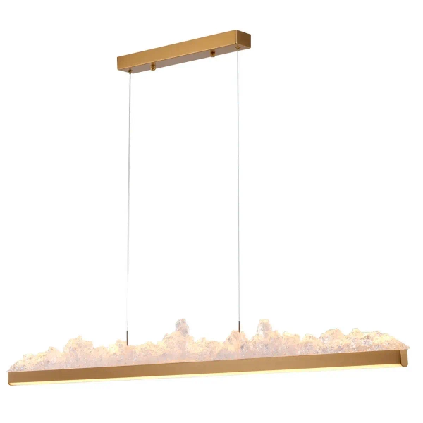 Wisząca lampa nad wyspę MONTANA ST-6490P/L LED 19W 3000K do jadalni złota