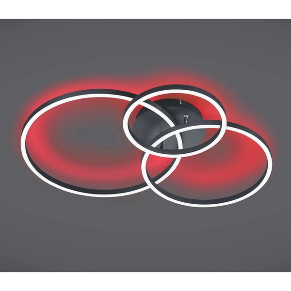 Plafon sufitowy Winona 670810632 Trio LED 28W 2700-6500K ring czarny