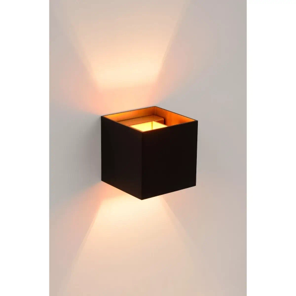 Kinkiet na ścianę XIO 09217/04/30 Lucide do salonu loft czarny