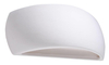 LAMPA ścienna SL.0835 ceramiczna OPRAWA półokrągły kinkiet biały