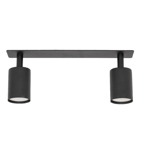 Podwójna lampa sufitowa Nex 10799 tubki na podsufitce czarny