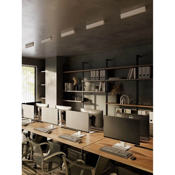 Jadalniana lampa sufitowa X-LINE C0255 Maxlight LED 20W 3000K listwa biały czarny