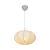 Okrągła lampa wisząca do salonu AERON 2312153001 nad stół biały