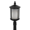 Stojąca lampa zewnętrzna Detroit K-8212 Kaja IP44 latarenka metalowa czarna