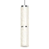 Pojedyncza zwisająca lampa Love P0648 LED 11W 3000K tubka srebrny