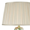 Lampa stołowa prowansalska Peony PEO4255+DEG1629 Dar Lighting kwiaty écru