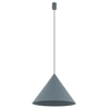 Lampa zwieszana trójkątna ZENITH 11484 do salonu szary błękit