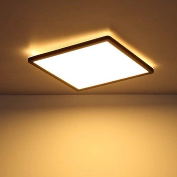 LAMPA sufitowa SAPANA 41563-18B Globo kwadratowa LED 18W 3000K do łazienki IP44 czarna