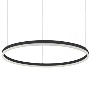 Wisząca lampa pierścień 20262 LED 57W 3000K okrągła czarny