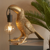 Designerska lampka nocna L&-195077 Light& ptak złota czarna