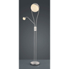 Okrągła lampa stojąca Chris 478310206 LED 22W+3,8W 3000K srebrna
