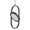 Salonowa lampa wisząca Elipse 60217A-S LED 12W 3000K okrągła czarny mat