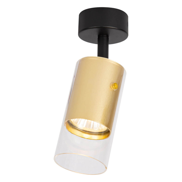 Reflektorek sufitowy Ricky ML0689 Milagro do salonu spot tubka złoty