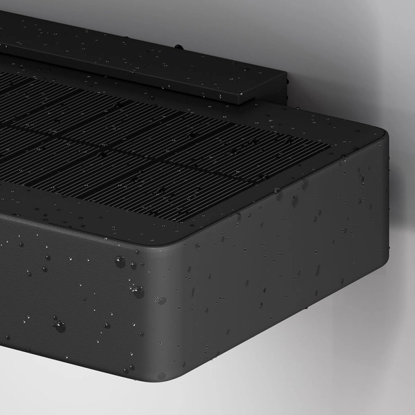 Elewacyjna lampa tarasowa Pir OSL456WL-L2GF3K Maytoni IP54 grafitowa