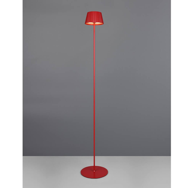 Zewnętrzna lampa stojąca Suarez R47706110 LED 2W 3000K IP44 czerwona