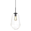 Przezroczysta lampa wisząca Pear 7798 szklana łezka do pokoju