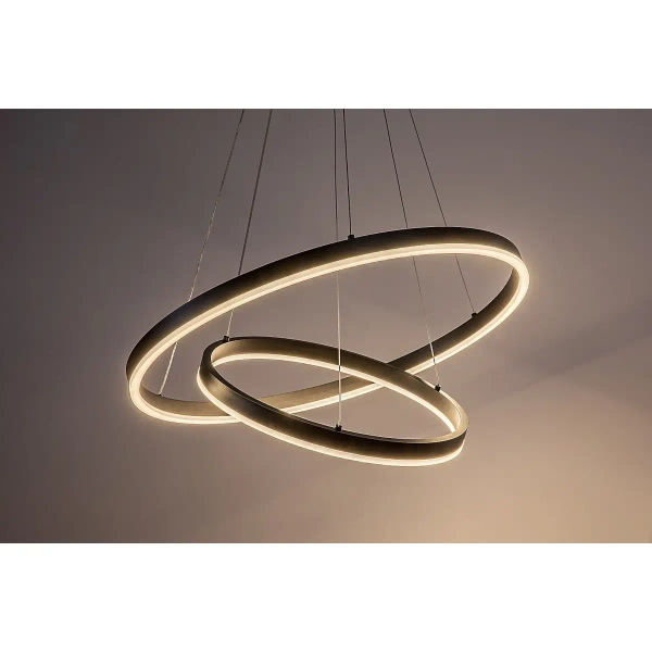 Wisząca ledowa lampa do salonu Isaure 72305 LED 80W 3000-6500K czarny