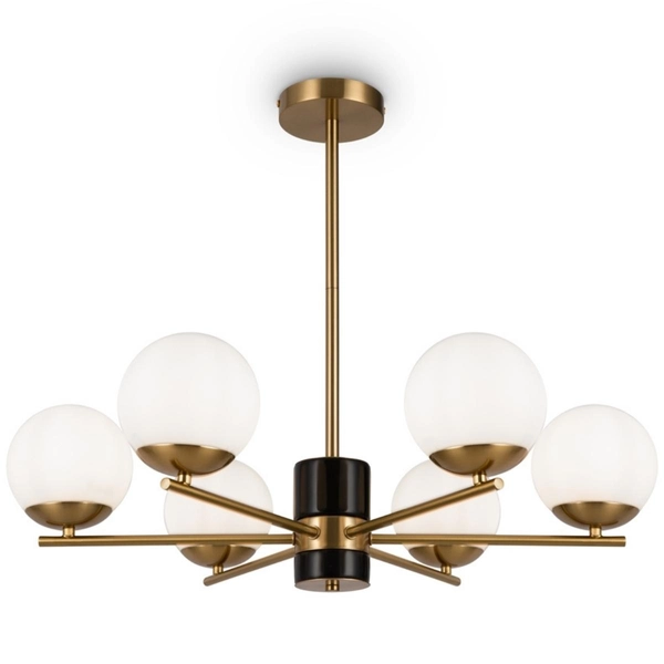 Wisząca lampa kule Marble MOD187PL-06BS Maytoni metalowa mosiądz