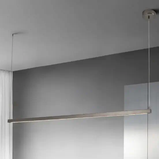 Lampa wisząca minimalistyczna BEAM ST-8960-L80 złota żelazna LED 8W 3000K nad wyspę liniowa