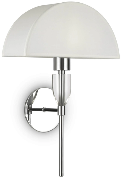 Nowoczesny kinkiet ścienny Prima Z034WL-01CH glamour biały