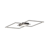 Natynkowa lampa Asmin squares LED 45W 3000K aluminium stal