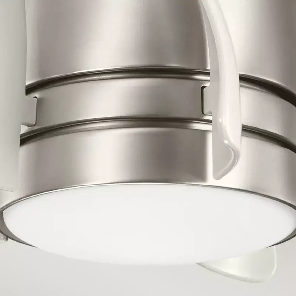 Sufitowy wiatrak z lampą LED Terna nikiel KLF-TERNA-15-BN 10W 4000K z pilotem
