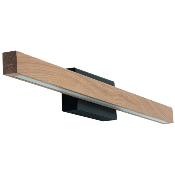 Lampa ścienna AQUA VIVA 19910104 łazienkowa LED 9W 3000K IP44 czarny drewno