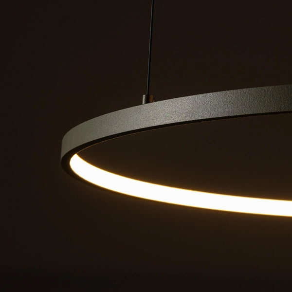 Wisząca lampa Circolo 11403 Nowodvorski LED 21W 3000K ring oliwkowa