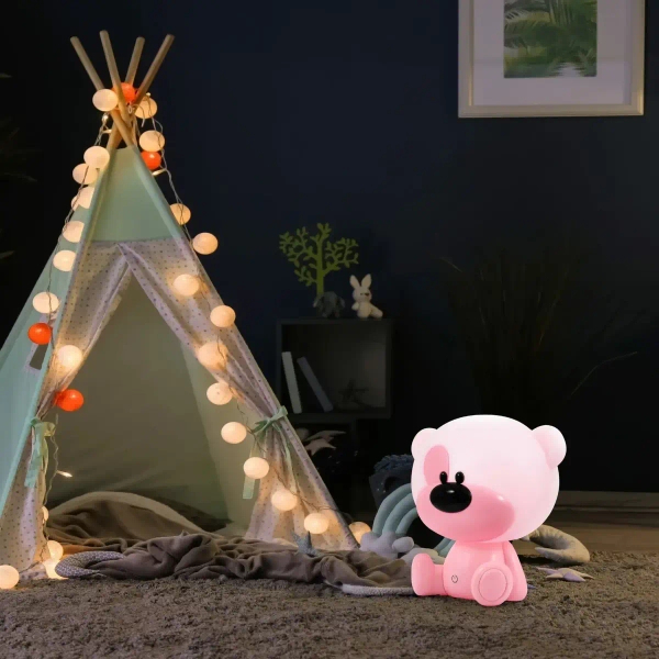 Dotykowa nocna lampka Bibi 327185 LED 2,5W USB dekoracyjna różowa