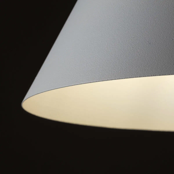 Salonowa lampa wisząca CONO 10008 stożkowa biały