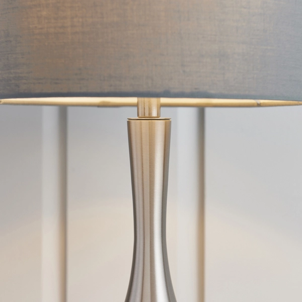 Lampka stojąca Piccadilly 61192 Endon nowoczesna ściemniacz nikiel