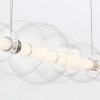Kulista lampa wisząca Atomo QN-ATOMO-LP7-PC LED 46W 3000K srebrny