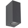Naścienna lampa zewnętrzna Axis 10970 prostokątna IP44 szary