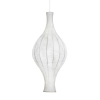 Lampa wisząca do sypialni NERELDO LE45309 jedwabna biała