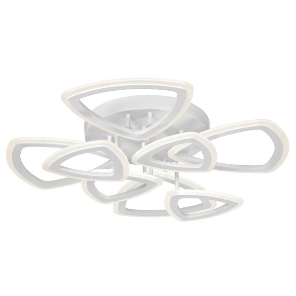 Salonowy plafon W7115-4+4 ledowa lampa 176W biała do gabinetu