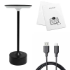 Komercyjna lampa stołowa Tavolo ML2269 LED 2,5W CCT USB-C czarny