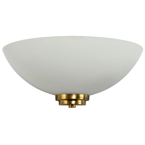 Lampa ścienna WELLES-1WBAB Endon półokrągła antyczny mosiądz