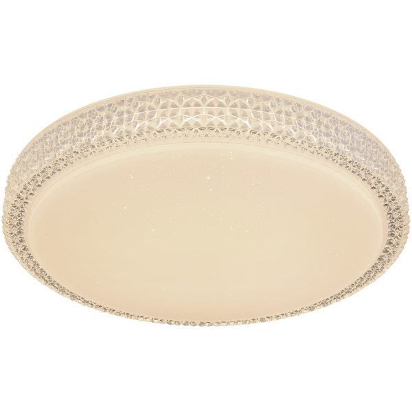 Plafon LAMPA sufitowa OVI 41749-22 Globo okrągła OPRAWA glamour crystal LED 22W 3000K - 6500K kryształki biały - przezroczys