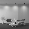 Metalowa lampa sufitowa Dafne C009CW-L12B LED 12W czarna