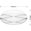 Plafon do przedpokoju Moluna LP-9623/1C-26 WH LED 12W 4000K biały