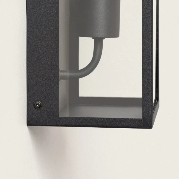 Kinkiet ścienny zewnętrzny Gardena Clasica ABR-KZL-E27 Abruzzo IP44 czarny