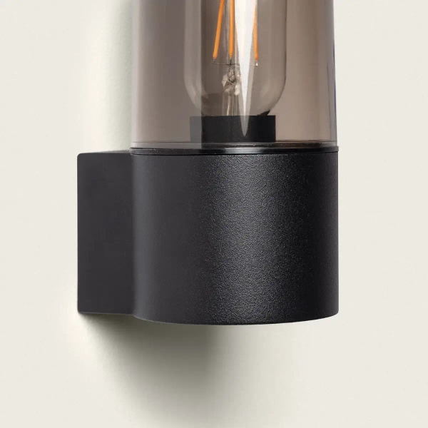 Szklana lampa na ściane Gardena Moderno ABR-KZP3-E27 Abruzzo IP54 czarny