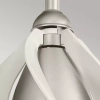 Sufitowy wiatrak z lampą LED Terna nikiel KLF-TERNA-15-BN 10W 4000K z pilotem
