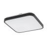 Minimalistyczna lampa sufitowa AGNES SQUARE 10984 LED 16W 4000K IP44 czarna