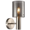 Lampa ścienna SARDO RAIN WL-5581-1A-BRO+RNSG szklana tuba przydymiona