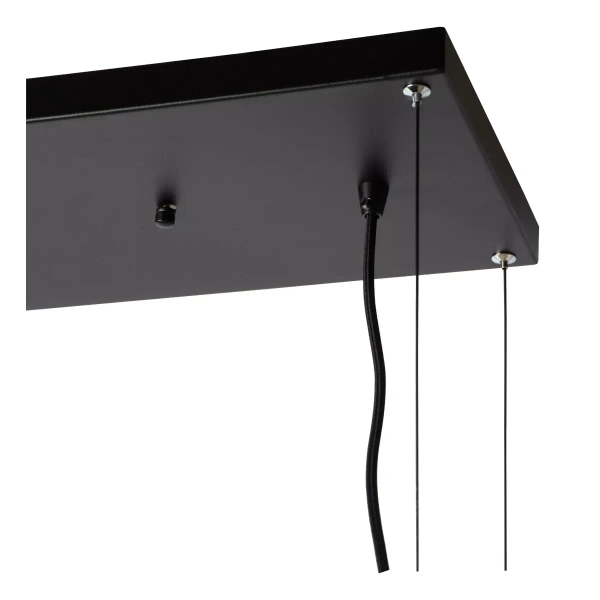 Wisząca lampa nad wyspę MIRAVELLE 21427/06/30 Lucide czarny